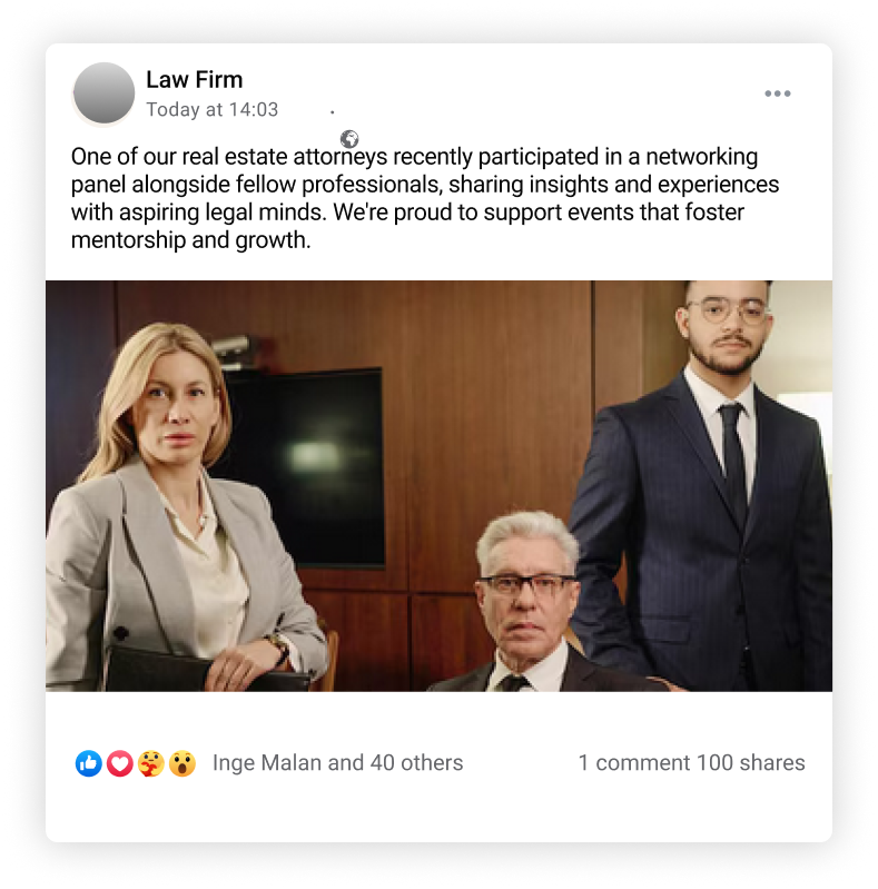 social media post