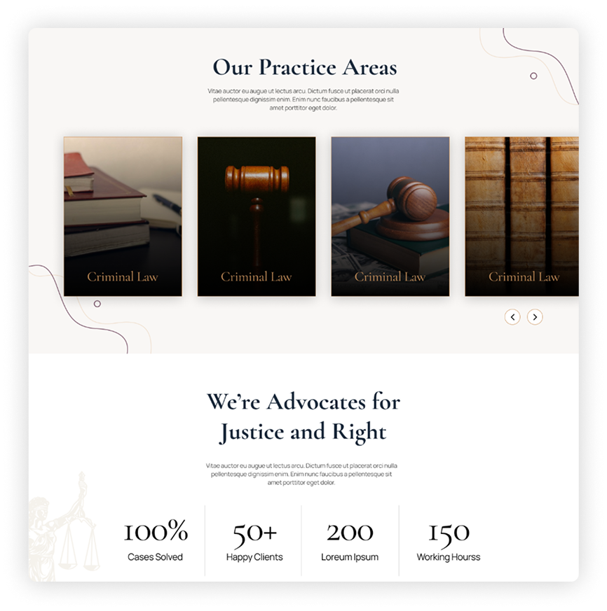 website section